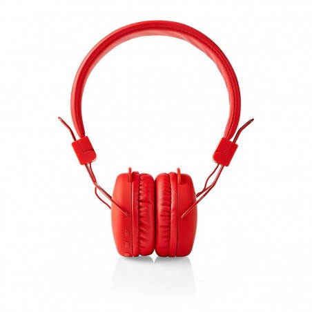 Casque sans Fil | Bluetooth® | Enveloppant | Pliable | Touche rouge