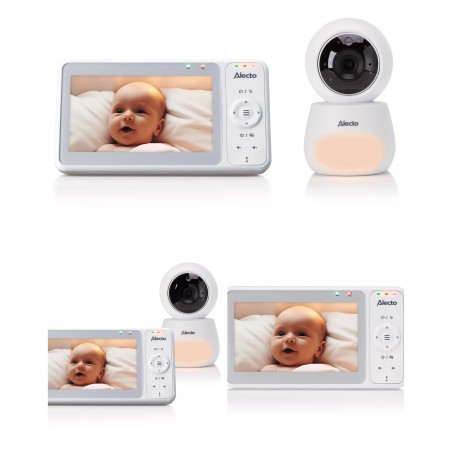 Baby Phone bébé – Moniteur vidéo Wi-Fi intelligent – Caméra HD écran couleur 5” – Veilleuse