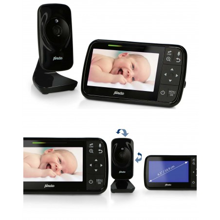 Baby Phone bébé 2.4 GHz – Moniteur vidéo intelligent – Caméra HD écran couleur 4.3”