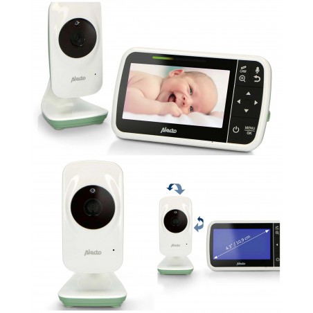 Baby Phone bébé 2.4 GHz – Moniteur vidéo intelligent – Caméra HD écran couleur 4.3”