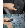 Lampe de poche de survie équipée d’un brise-vitre avec capuchon et d’un coupe-ceinture