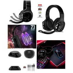 Casque PC Gamer Sans Fil...