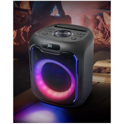 Enceinte Bluetooth sono portable sans fil Stéréo karaoké TYPE JBL Effets LED TWS 150 W USB PARTY BOX