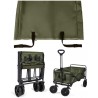 Chariot de transport pliable 89 L – 2 poches de rangement Freins – intégrés sur 2 roues