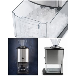 Broyeur à glace 80 W – 1 kg/min – Collecteur 3 L – Acier inoxydable / noir