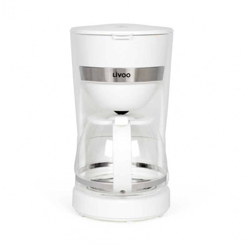 Cafetière électrique 800 W 12 tasses-Classique blanc