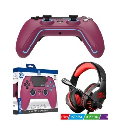 Pack Manette PS5 Cherry Red...