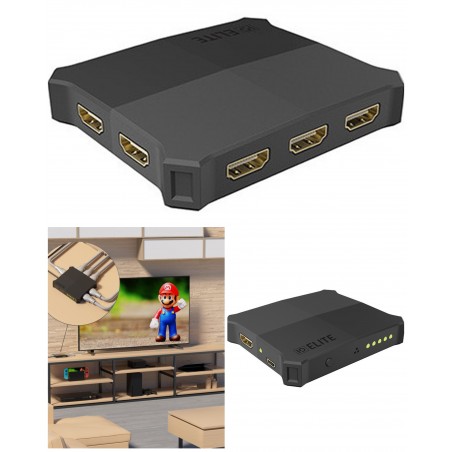 Switch HDMI Pro HD 5 ports 1.4 – 4K30Hz – 5 HDMI vers 1écran