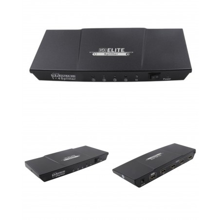 Splitter HDMI Pro HD 4 ports 1.4 – 4K30Hz – Distribue une source HDMI vers 4 écrans