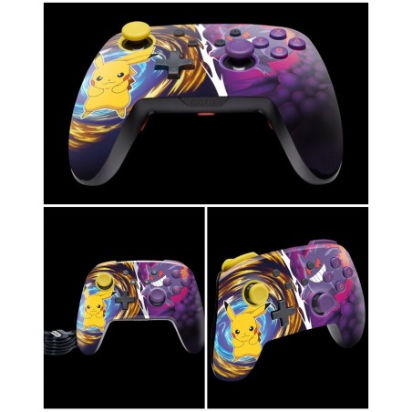 Pack manette Bluetooth Nintendo Switch Pokémon Pikachu – Pikachu vs. Gengar