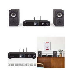 Chaîne Hi-Fi Tout-en-Un DABMAN i560 CD – Lecteur CD, DAB+, FM, Radio Internet & Bluetooth – Amplificateur – Noir