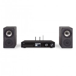 Chaîne Hi-Fi Tout-en-Un DABMAN i560 CD – Lecteur CD, DAB+, FM, Radio Internet & Bluetooth – Amplificateur – Noir