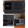 Radio internet Hybride stéréo CD FM/DAB+ Bluetooth 5.0 Wi-Fi Bois Noyer – Écran couleur TFT LCD de 2,8”