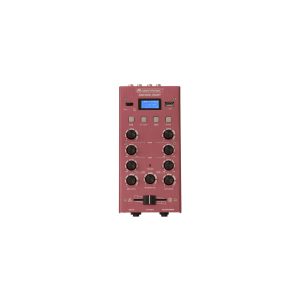 Table de mixage 2 canaux stéréo Bluetooth et lecteur MP3 - réglage de gain et égaliseur 2 bandes, raccordement par prises RCA