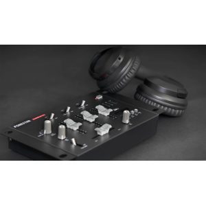 Table de mixage 3 canaux stéréo Bluetooth USB MP3 - réglage de gain et égaliseur 2 bandes, raccordement par prises RCA