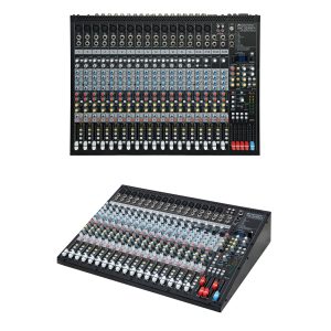 Console de mixage 14 canaux - 4 canaux d'entrée stéréo USB OMNITRONIC LMC-3242FX – DSP- PC Connect