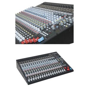 Console de mixage 14 canaux - 4 canaux d'entrée stéréo USB OMNITRONIC LMC-3242FX – DSP- PC Connect