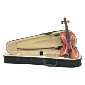 Violon 1/8 avec une mallette et archet dans son étui