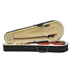 Violon 1/8 avec une mallette et archet dans son étui