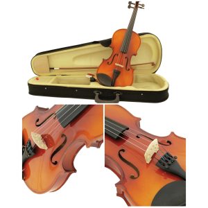 Violon 4/4 avec une mallette et archet dans son étui