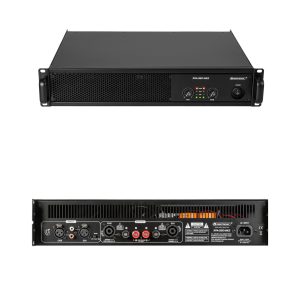 Amplificateur PA Stéréo Classe AB 2 x 175 W RMS / 4 Ω – 2 x 130 W RMS / 8 Ω – Limiteur – XLR/RCA – Rack 19" 2U