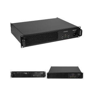 Amplificateur PA Stéréo Classe AB 2 x 175 W RMS / 4 Ω – 2 x 130 W RMS / 8 Ω – Limiteur – XLR/RCA – Rack 19" 2U