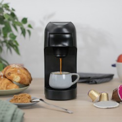 Cafetière Expresso MULTI-CAPSULES 4-en-1 – 20 Bars 1 400 W Ideal pour un cafe serre/long chocolat – Capuccino