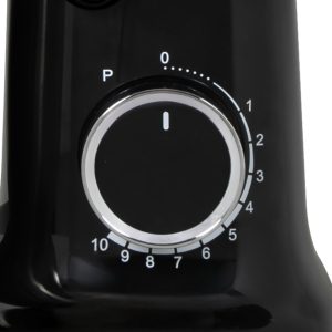 Robot Pâtissier Pétrin 3L noir 1500W 10 niveaux de vitesse, fonction pulse