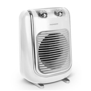 Chauffage soufflant vintage – blanc – 2000W – Salle de bains Poignée intégrée