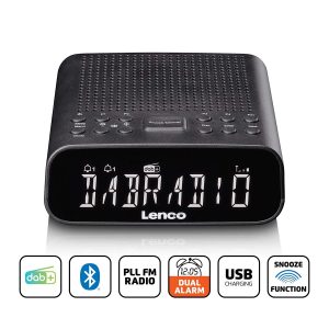 Radio-réveil DAB+, FM avec projection – Grand Écran LCD de 1.8"