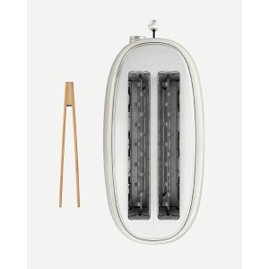 bouilloire rétro vintage sans fil 2 200W 1,8 l beige Inox