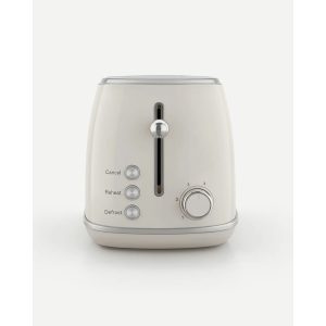 grille-pain INOX beige pastel 2 fentes Inox – style Smeg