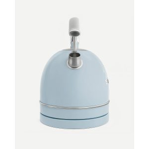 BOUILLOIRE rétro vintage INOX SANS FIL 2200W 1,8 L bleu pastel - Style SMEG