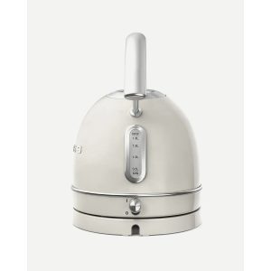 BOUILLOIRE rétro vintage INOX SANS FIL 2200W 1,8 L Beige pastel - Style SMEG