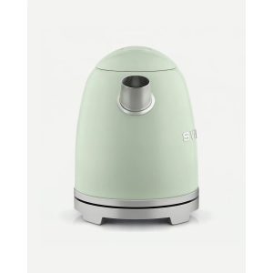 BOUILLOIRE rétro vintage INOX SANS FIL 1000W 1L Vert pastel - Style SMEG