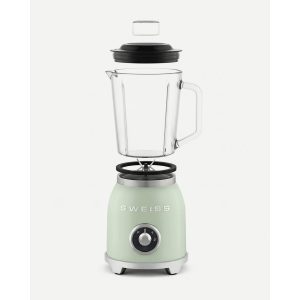 Blender Mixer Vintage Métal Vert pastel – 1000W – Bol 1,5 L – 2 Vitesses – Pieds anti-dérapant - TYPE SMEG