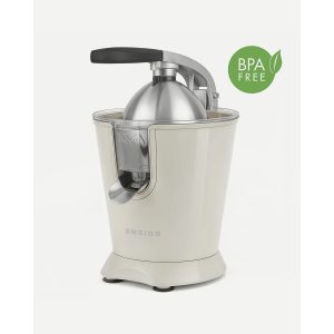 Presse-agrumes Fruits Métal Vintage à Bras électrique Beige pastel Design 160W - Type SMEG