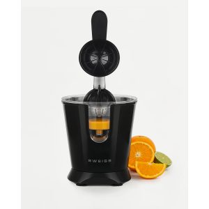 Presse-agrumes Fruits Métal Vintage à Bras électrique Noir Design 160W - Type SMEG
