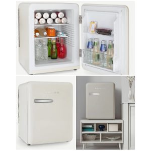 Frigo Minibar Métal vintage Beige 31L Hauteur 54 cm