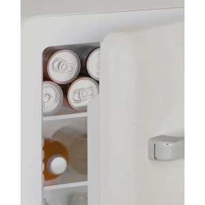 Frigo Minibar Métal vintage Beige 31L Hauteur 54 cm