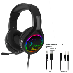 Casque PC Gamer PH8 PS5, PS4, Xbox ONE X/S- Switch 1-2 Son stéréo