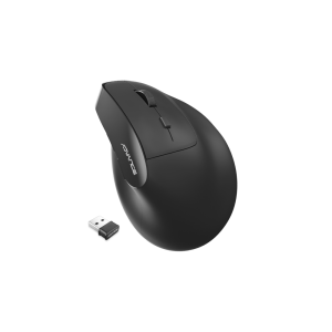 Souris ergonomique sans fil - capteur optique 2400 dpi - 6 boutons - USB