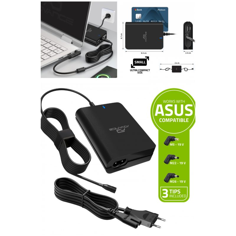 Alimentation Universelle  90W pour  PC Portable
