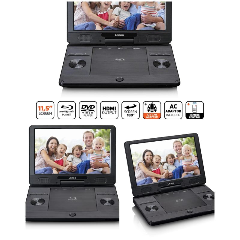 Lecteur BLURAY - DVD CD Full HD HDMI – port USB sortie audio RCA MP3/JPGE/MPG/MPEG4/AVI +télécommande