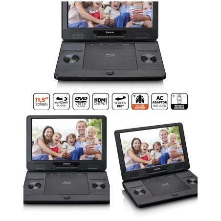 Lecteur BLURAY - DVD CD Full HD HDMI – port USB sortie audio RCA MP3/JPGE/MPG/MPEG4/AVI +télécommande