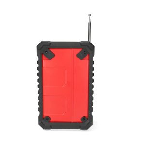 Radio de Chantier Bluetooth 15W DAB+ FM 2.2" IPX5 Écran bleu Noir Alimentation