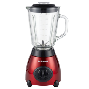 Blender Métal Rouge 500W Beige 1,5 L 2 Vitesses