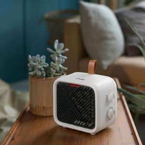 Chauffage soufflant vintage Céramique – blanc – 1500W – Salle de bains