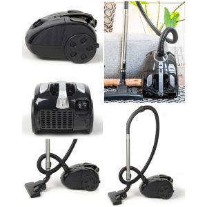 Aspirateur Avec Sac Design 700W 2L Embout brosse, suceur plat et 3 sacs papier inclus