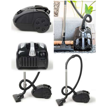 Aspirateur Avec Sac Design 700W 2L Embout brosse, suceur plat et 3 sacs papier inclus